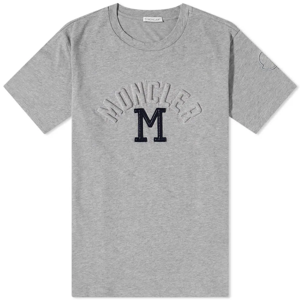 Moncler M Embossed Logo Tee