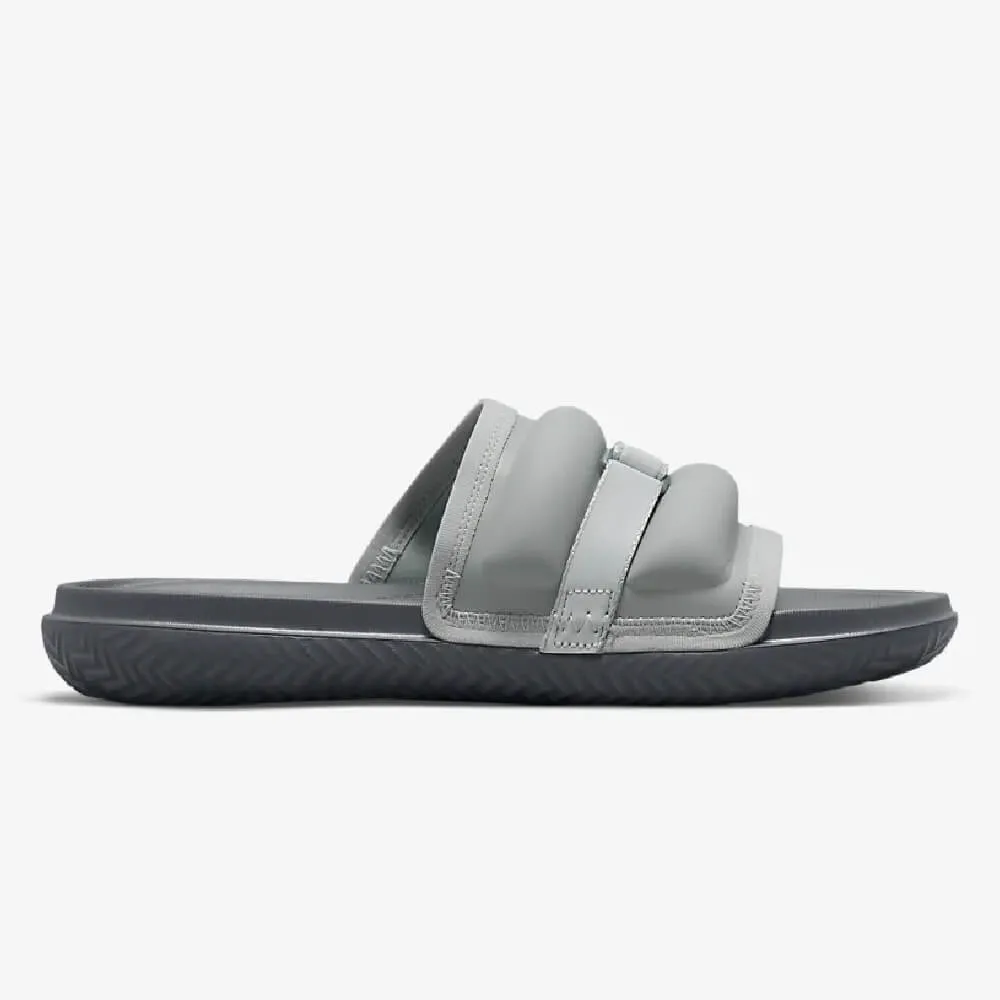 Nike Air Jordan Super Play Slides, grey/green