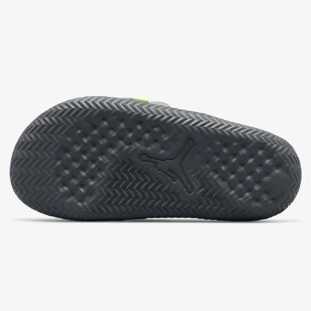 Nike Air Jordan Super Play Slides, grey/green