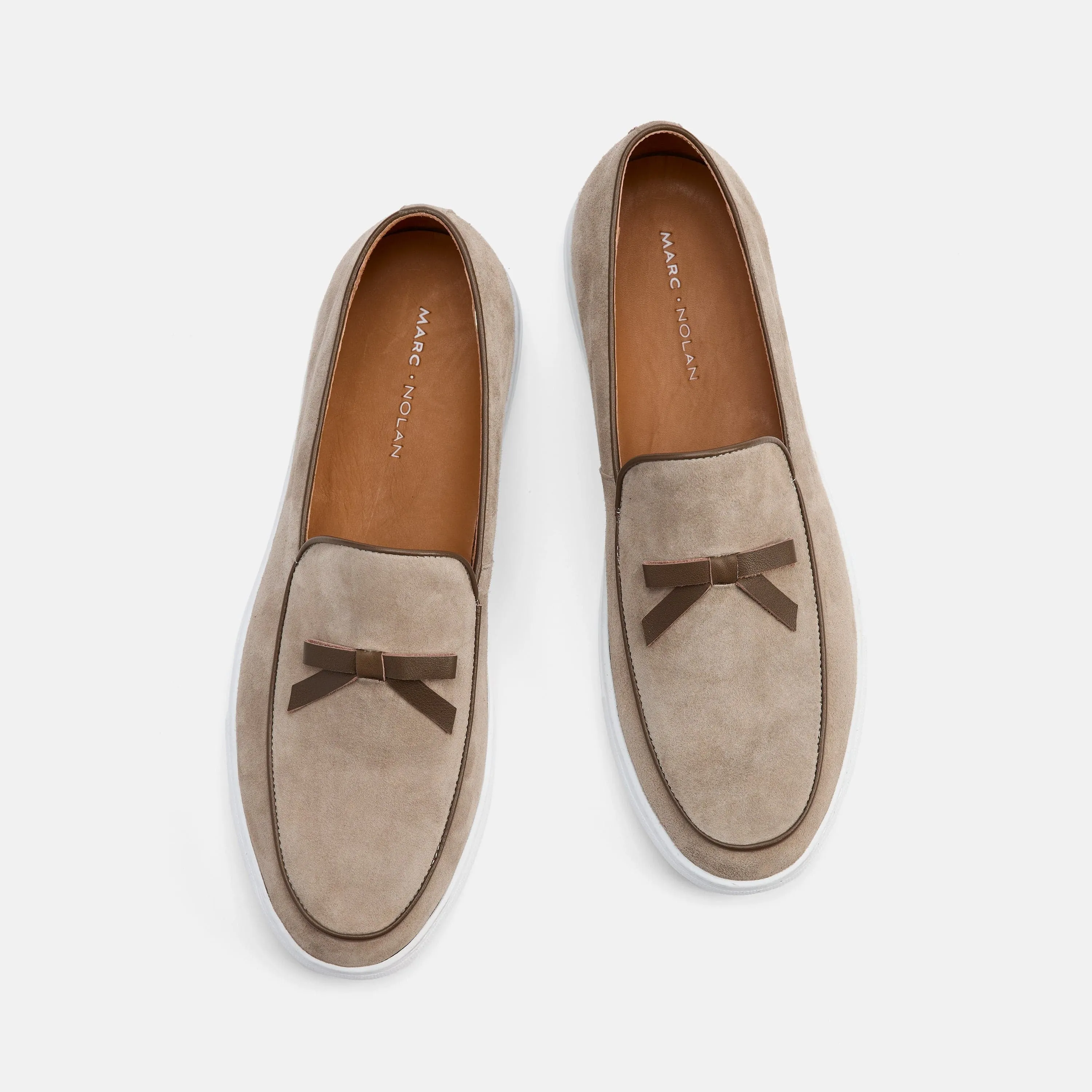 Odell Desert Sand Suede Belgian Loafer Sneakers