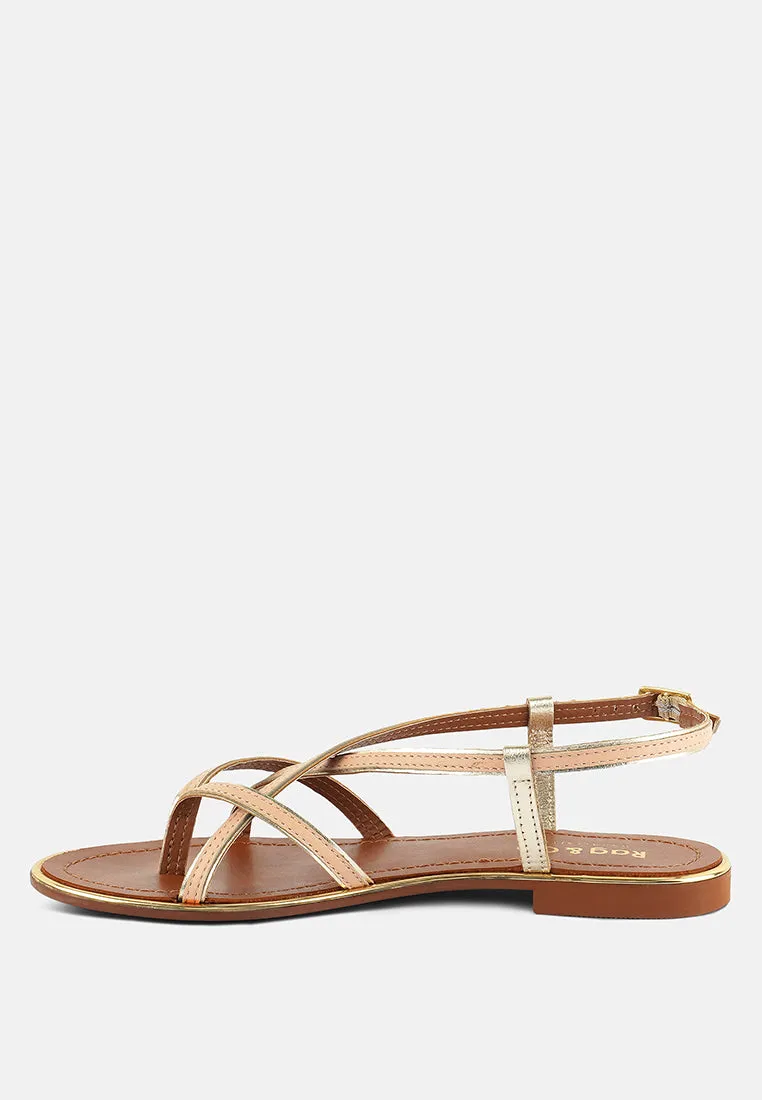 Pheobe Strappy Flat Sandals