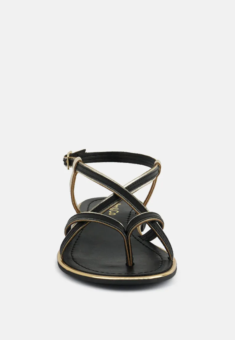 Pheobe Strappy Flat Sandals