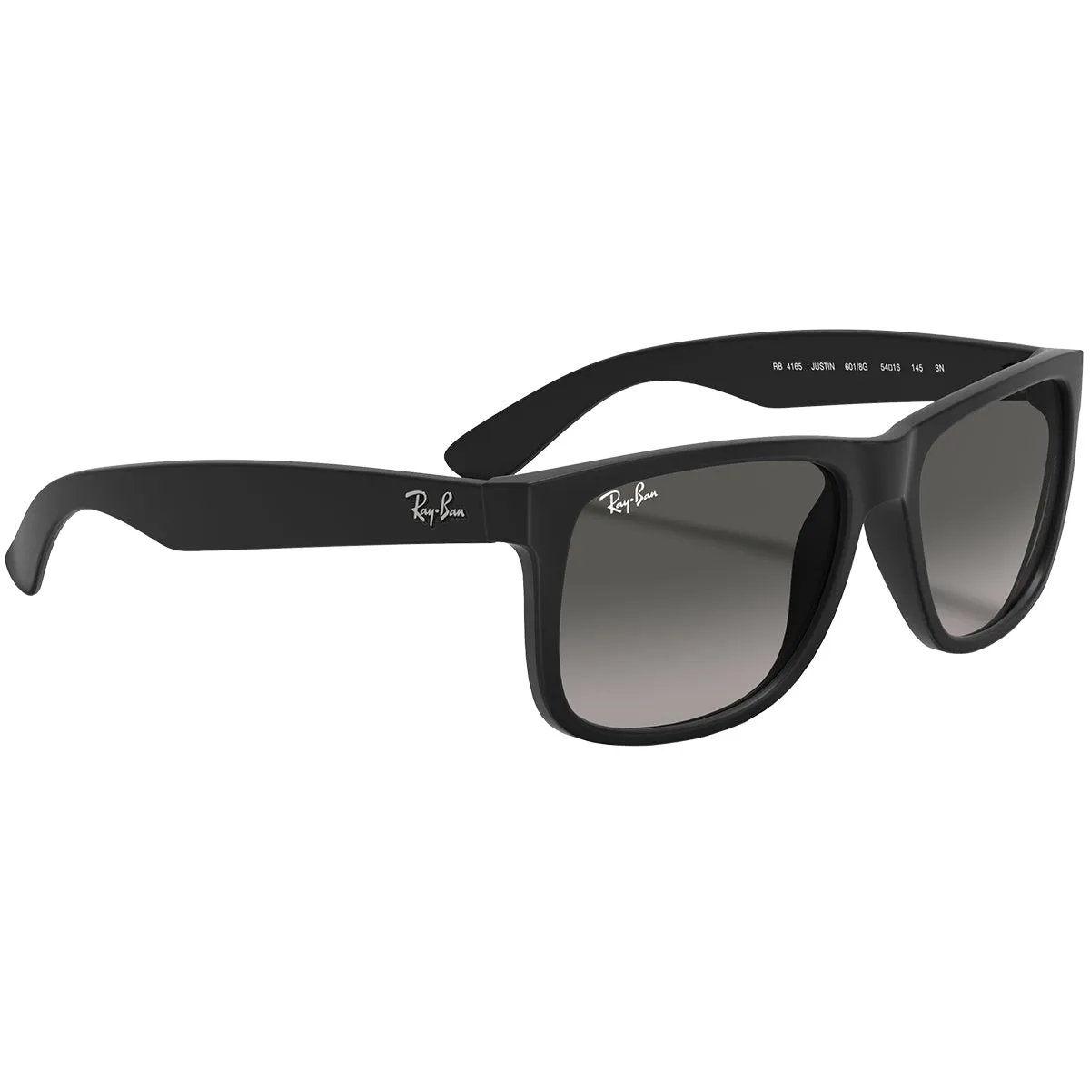 Ray-Ban Justin Classic Sunglasses - Matte Black/Dark Grey