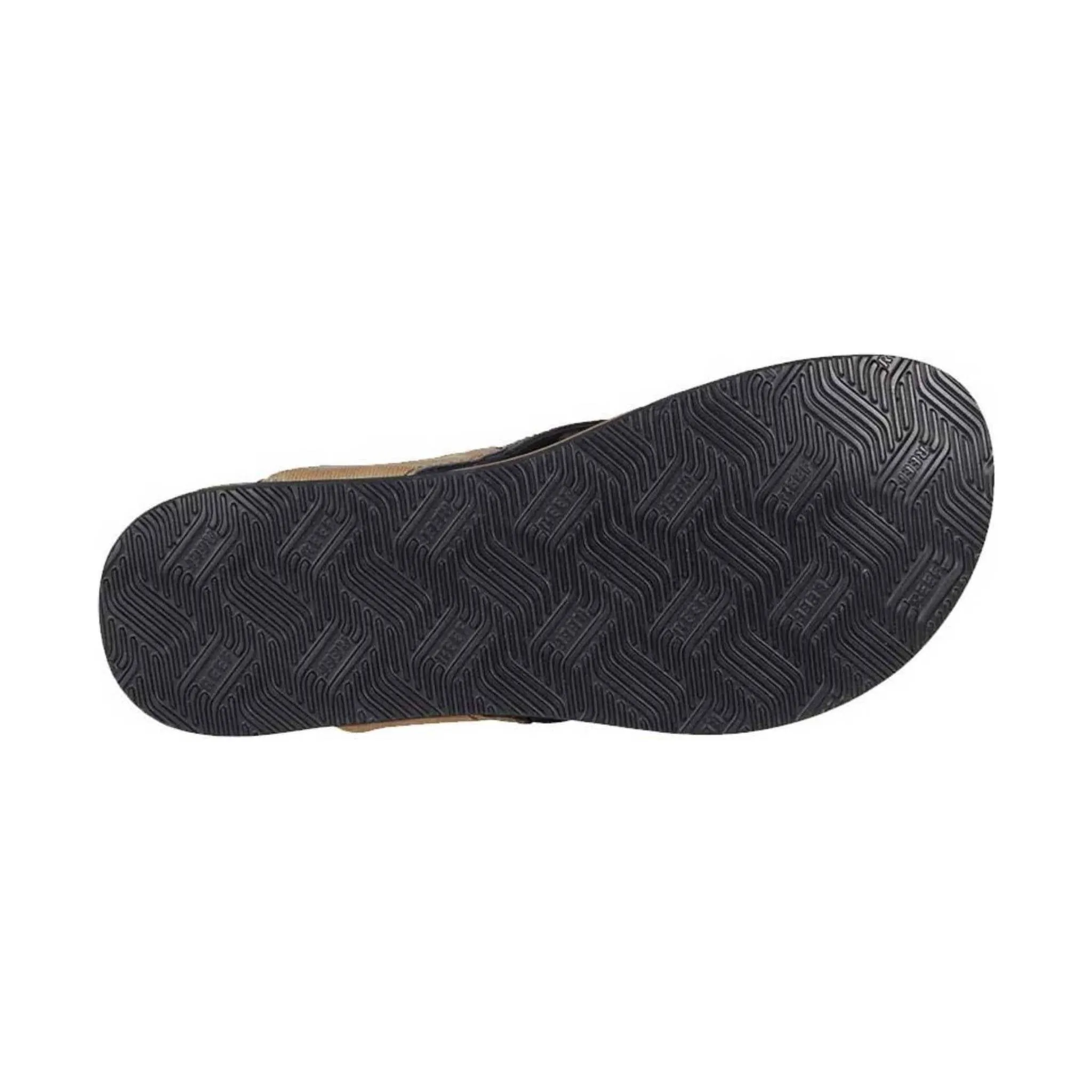 Reef Men's Newport Flip Flop - Black/Tan