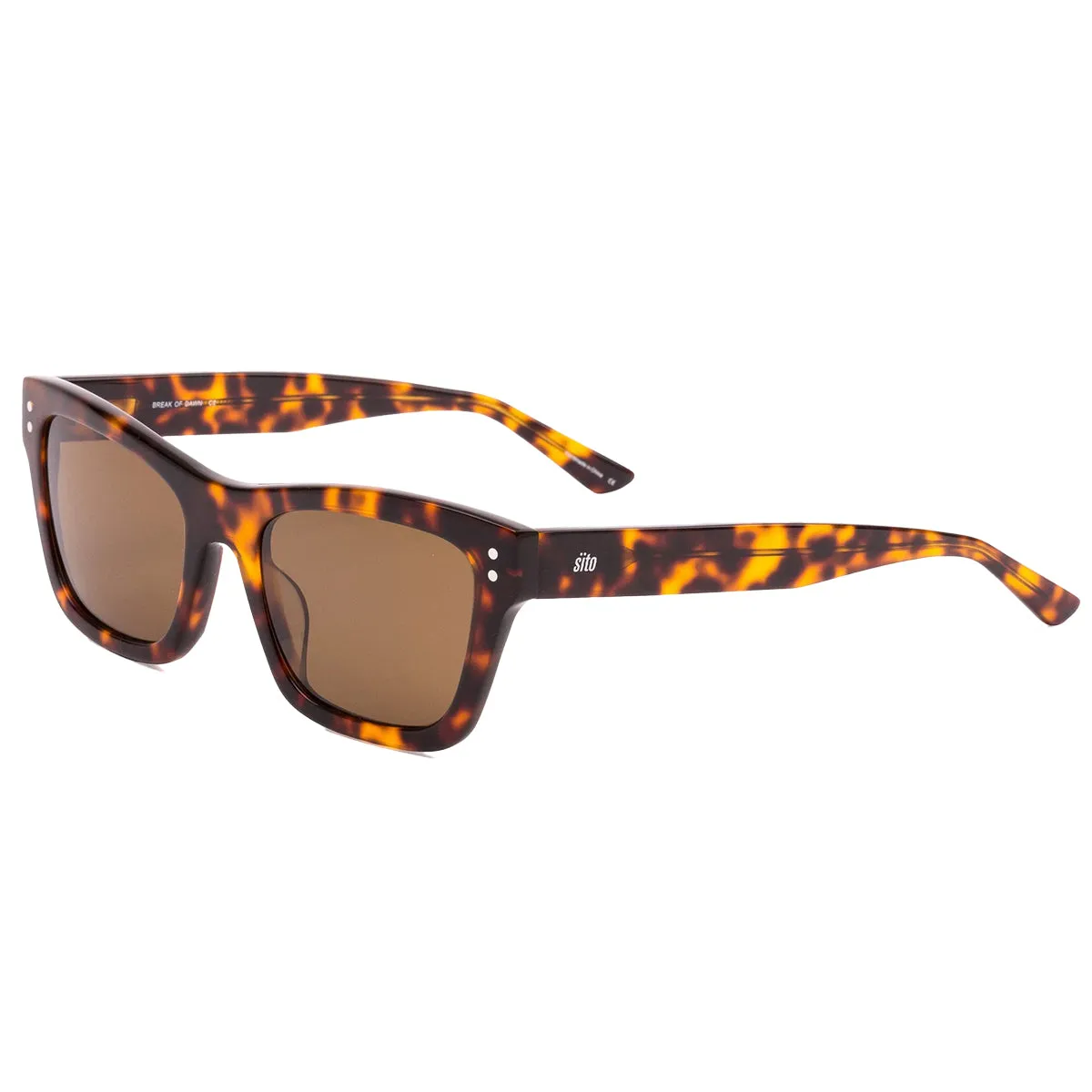 Sito Break Of Dawn Polarized Sunglasses - Honey Tortoise/Brown