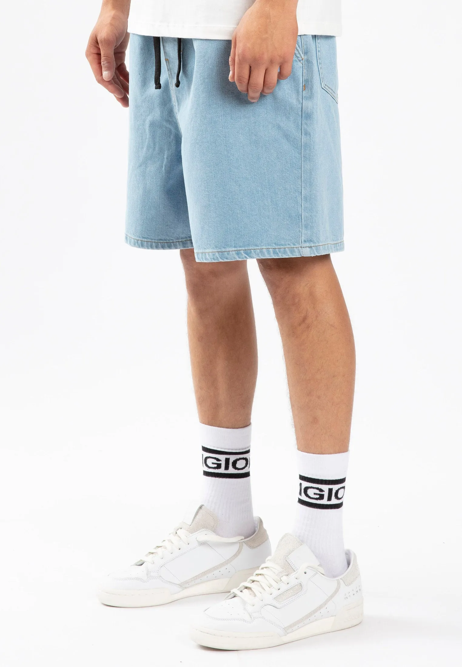 SKATE SHORTS BLUE FADED WASH