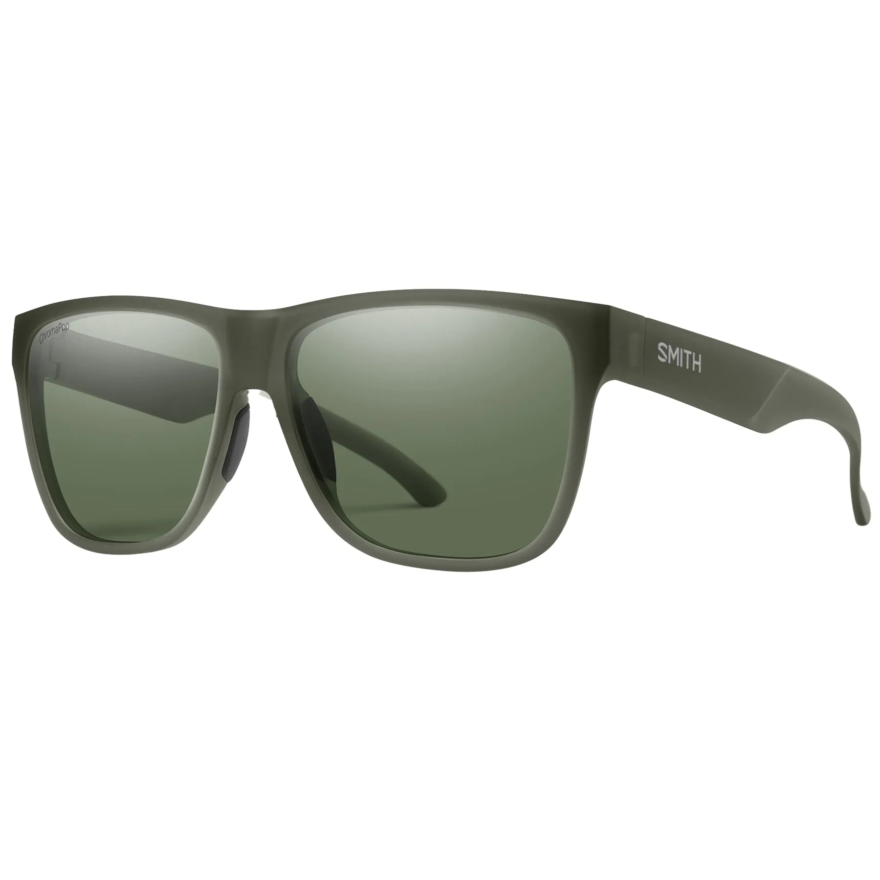 Smith Lowdown XL 2 Polarized Sunglasses - Matte Moss Crystal/ChromaPop Gray Green