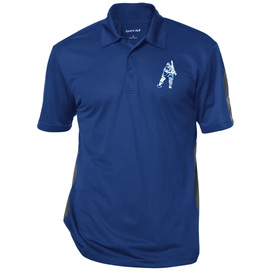 Tee Time Performance Textured Three-Button Polo