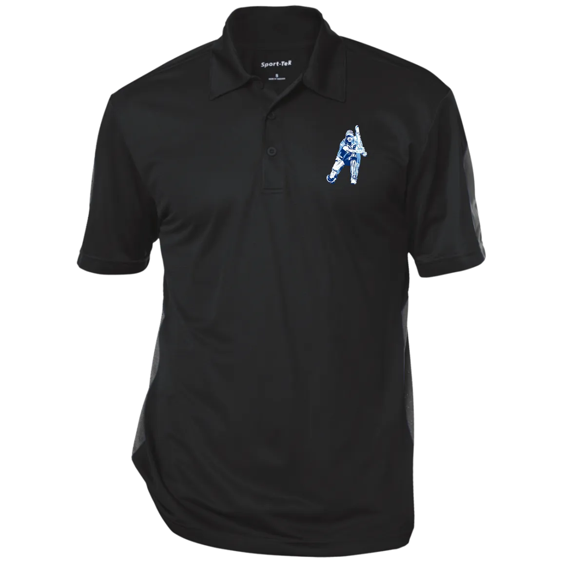 Tee Time Performance Textured Three-Button Polo