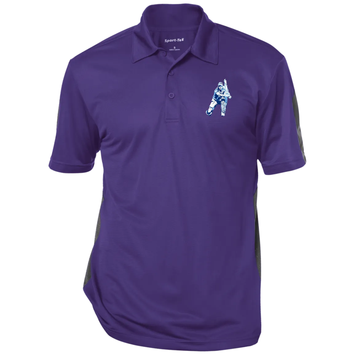 Tee Time Performance Textured Three-Button Polo